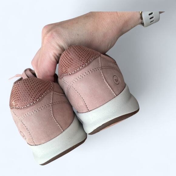 Clarks Unstructured Un Adorn Lace Dusty Pink Nubuck Leather Sneakers Womens 7.5 - Picture 7 of 9